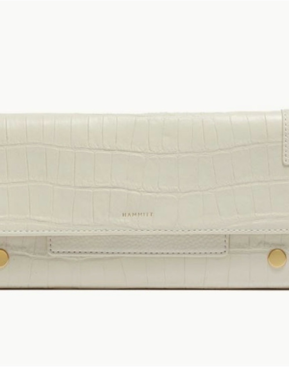 Hammitt AJ crossbody clutch in Calla Lily Croco - Picture 2 of 8